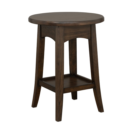 Sylvie - Accent Table - Dark Brown