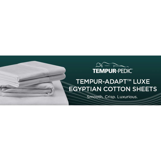 Tempur-Adapt - Tempur-Adapt Luxe Egyptian Cotton Sheets - Graphite