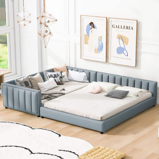 Upholstered Platform Bed, Mother & Child Bed