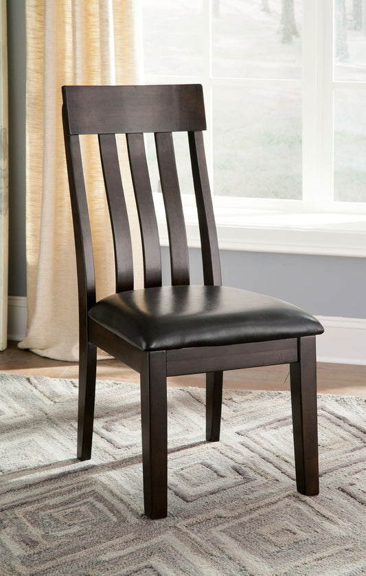 Haddigan - Dining UPH Side Chair (Set of 2) - Dark Brown