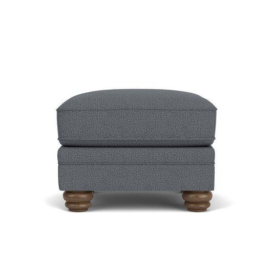 Bexley - Fabric Ottoman, Nailhead Trim