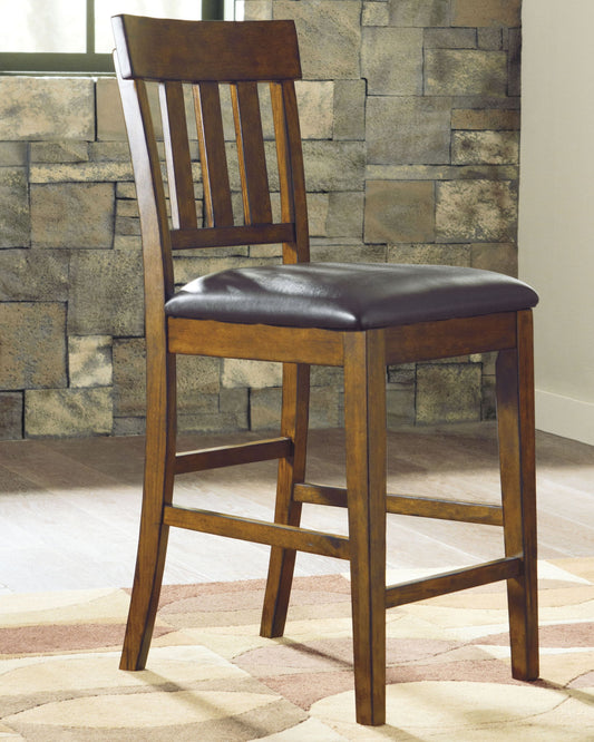 Ralene - Upholstered Barstool (Set of 2) - Medium Brown