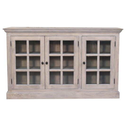 Triple Glazed Cabinet - Gray