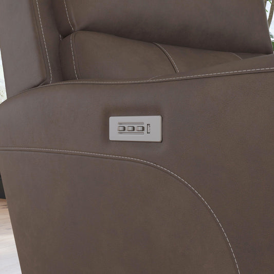 Carter - Power Recliner With Power Headrest & Lumbar - Cappuccino