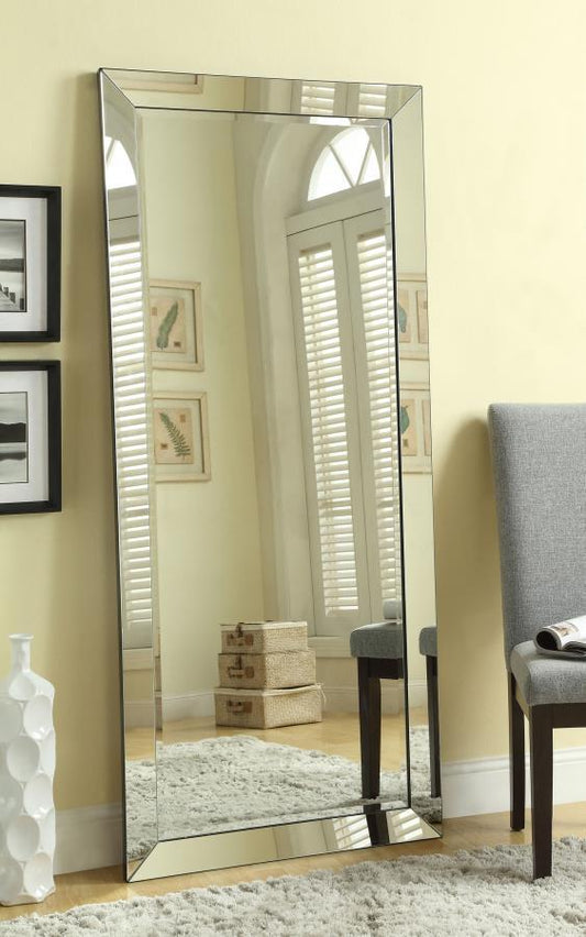Barnett - Full Length Floor Or Wall Mirror - Silver