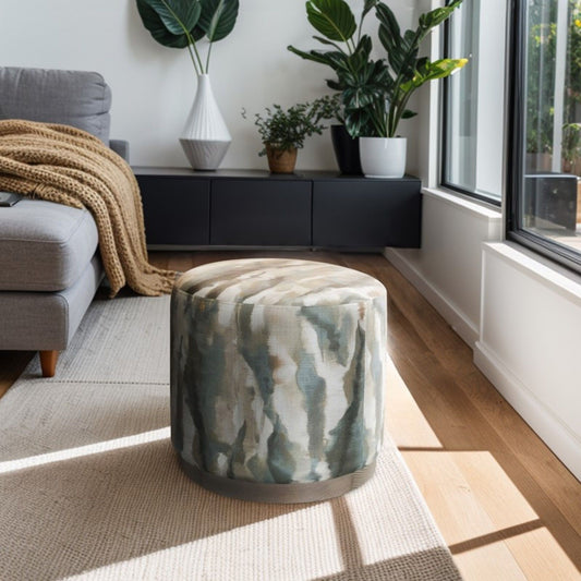 Oval Accent Ottoman - Multi