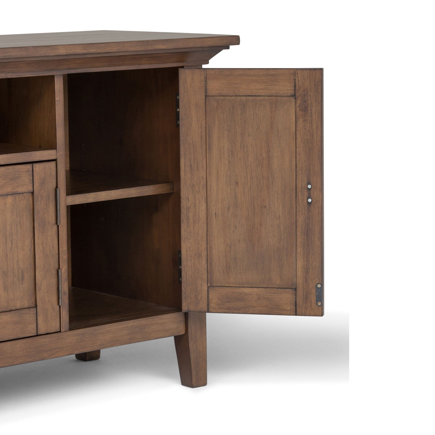 Redmond - TV Media Stand - Rustic Natural Aged Brown