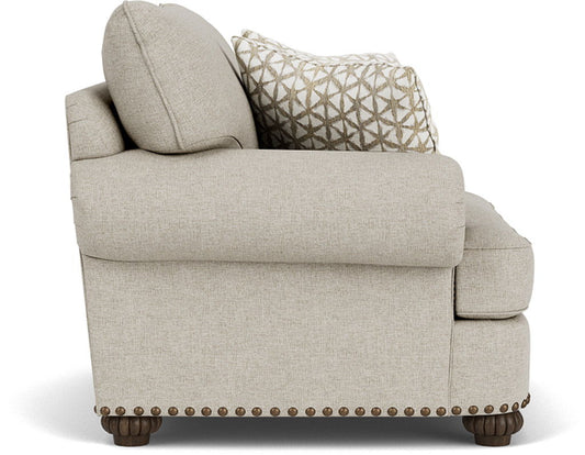 Patterson - Fabric Chair, Nailhead Trim