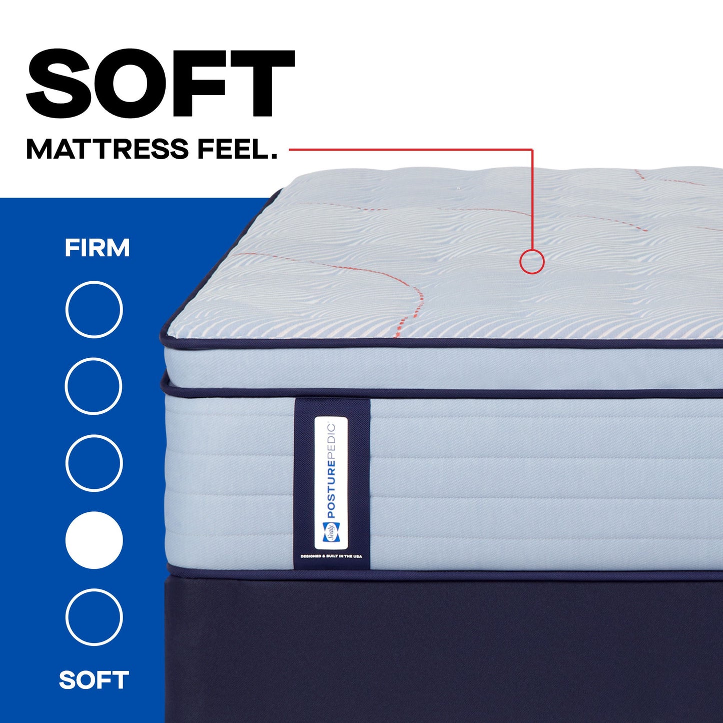 Posturepedic - Dallas Euro Pillow Top Soft