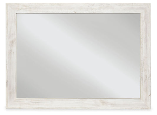 Paxberry - Bedroom Accent Mirror - Whitewash