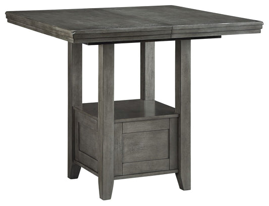 Hallanden - Rectangular Dining Room Counter Extension Table - Gray