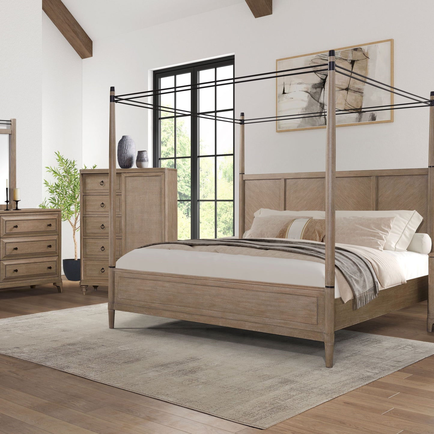 2 Drawer Nightstand - Sand