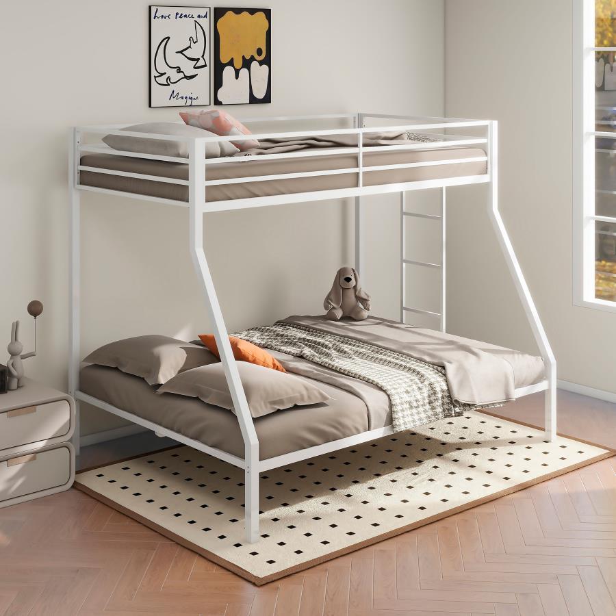 Alevera - Metal Bunk Bed With Ladder