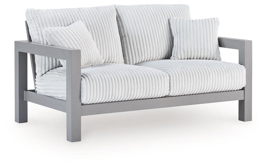Hurley Park - Loveseat With Cushion - Gray