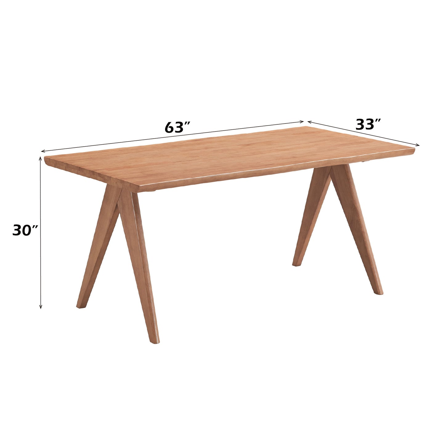 Velentina - Rattan Dining Table - Natural