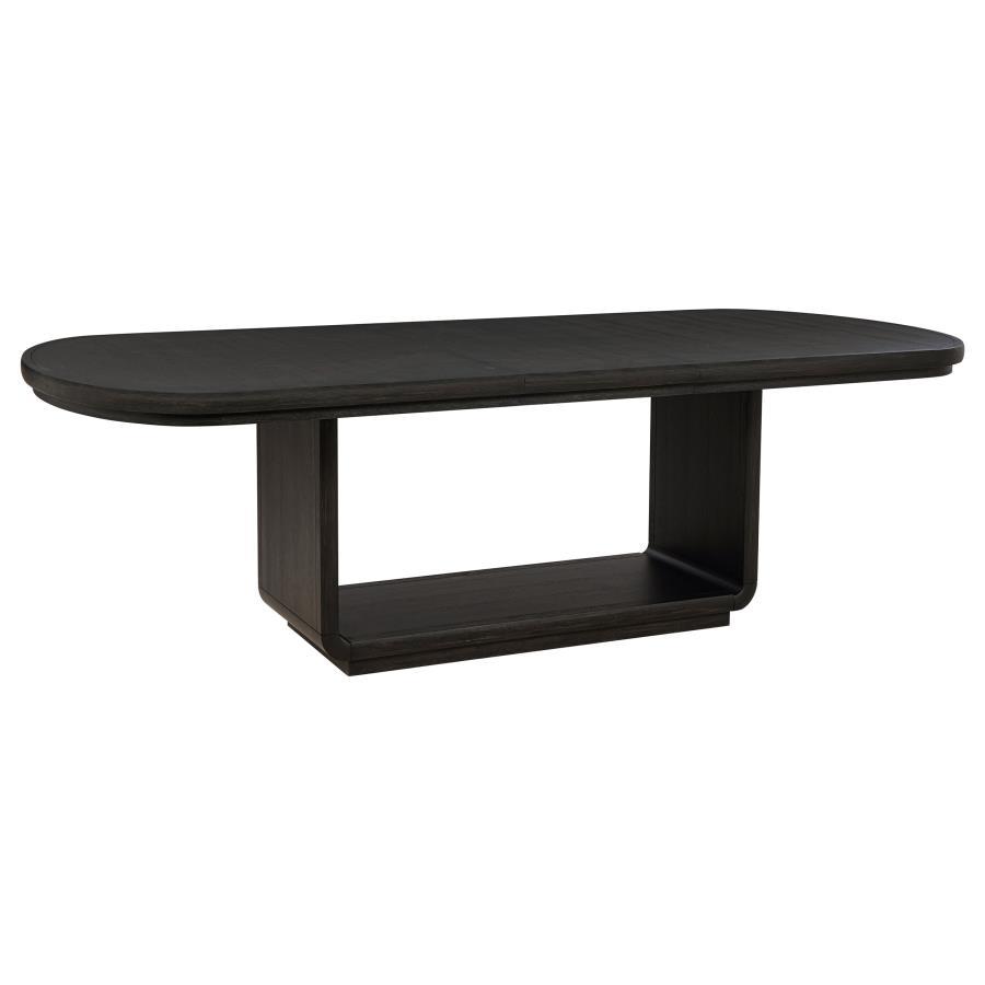 Leandro - 78" Extension Dining Room Table - Burnished Black