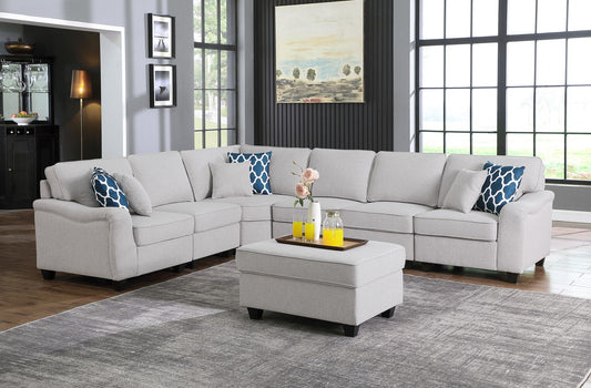 Leo - Comfor Modular Sofa And Ottoman