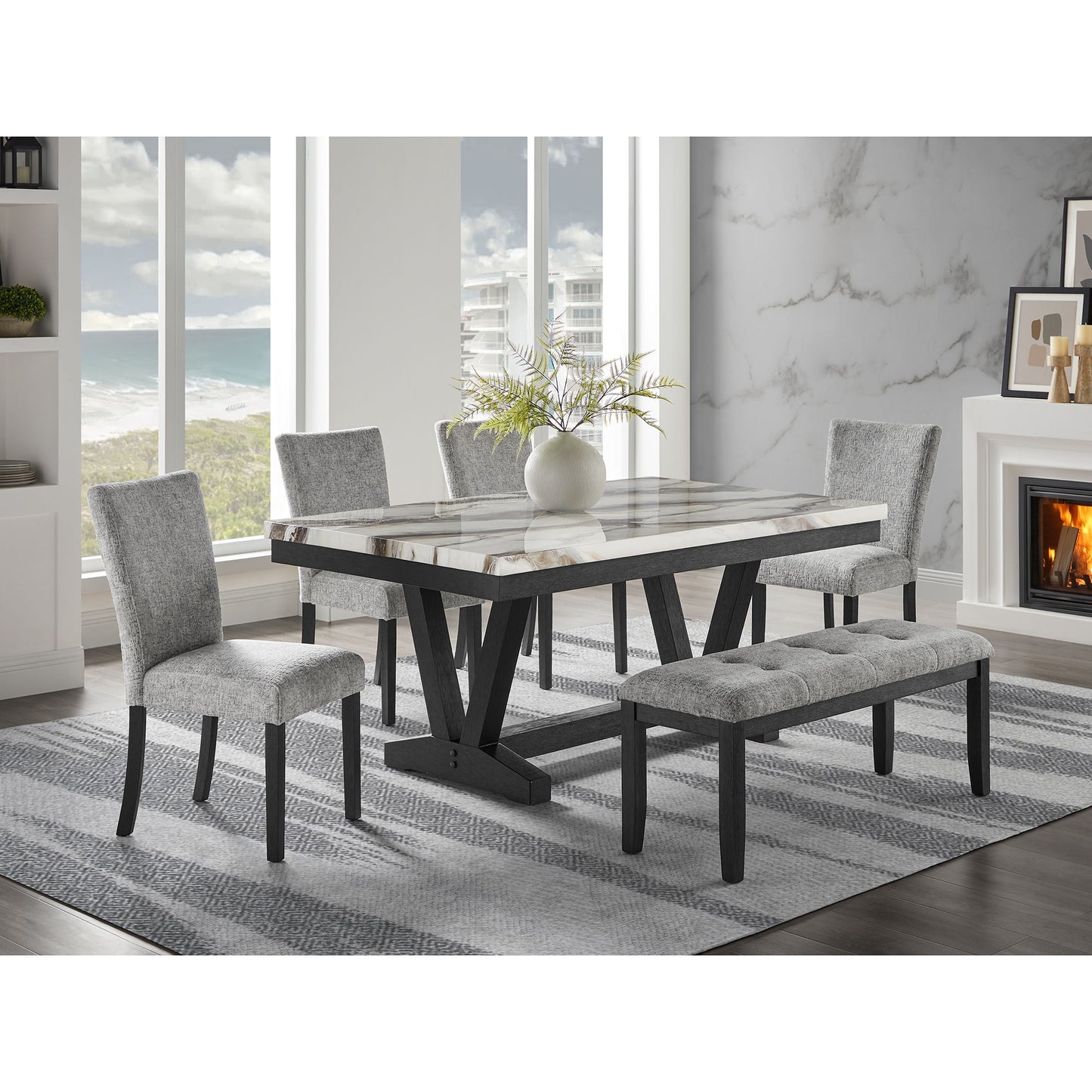Oceanic - Dining Chair (Set of 2) - Gray