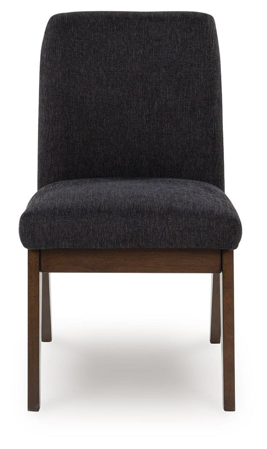 Dilenno - Dining Upholstered Side Chair (Set of 2) - Dark Brown