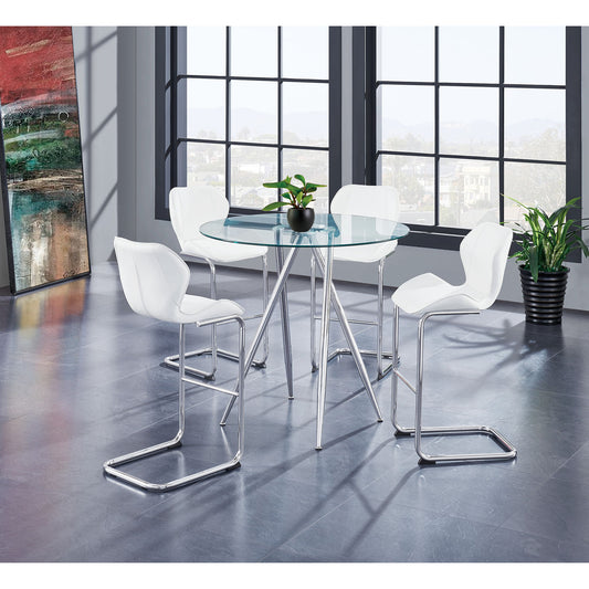 Charlotte - 4 Piece Bar Stool Set With Bucket Seats