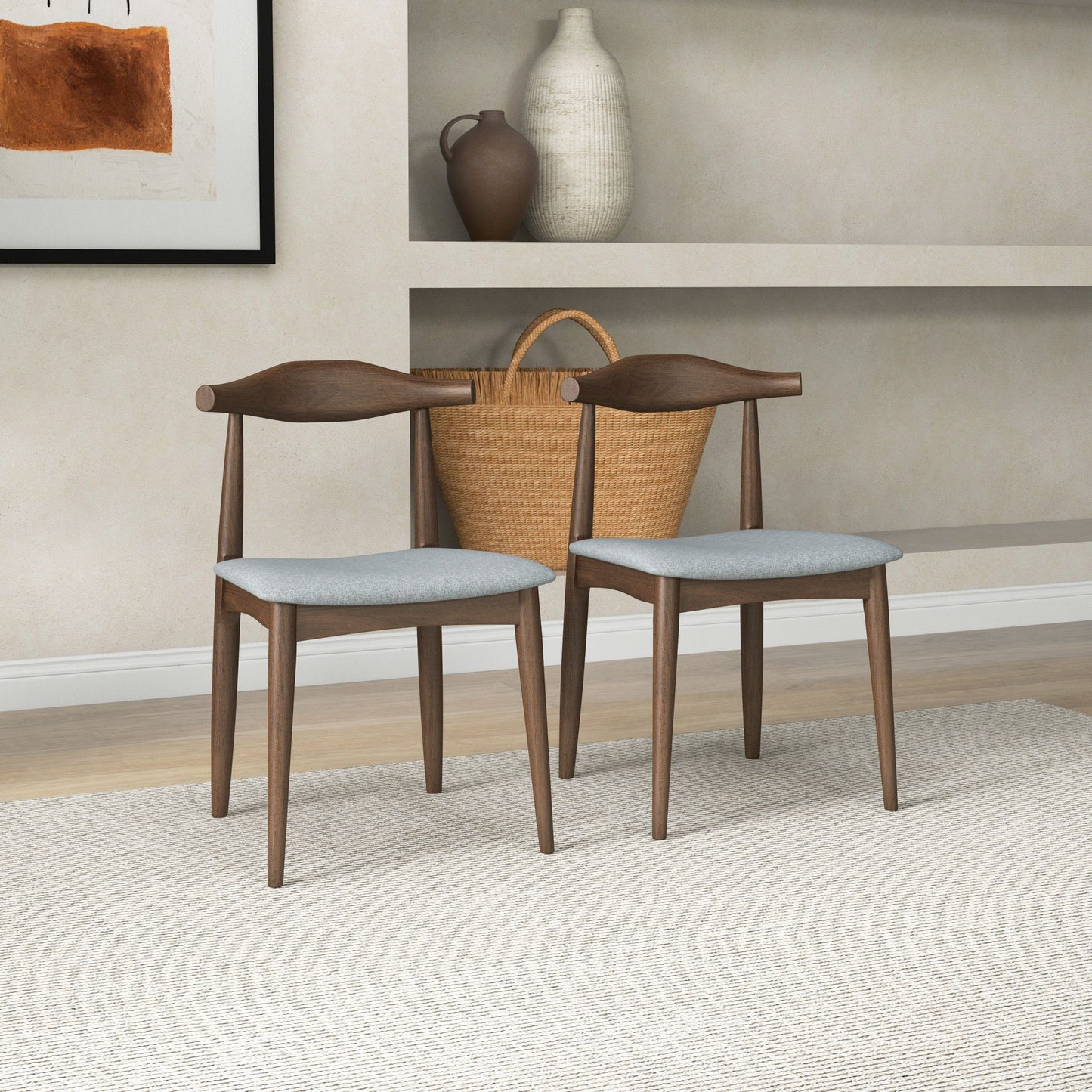 Brooklyn - Dining Chairs (Set of 2) - Gray