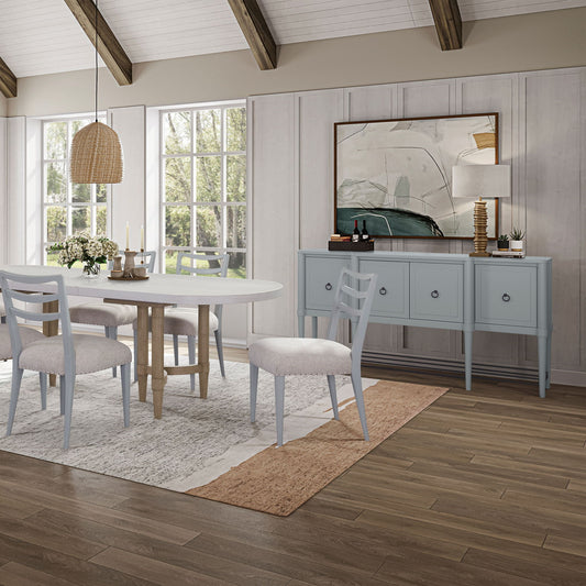 Breakfront Sideboard - Light Blue
