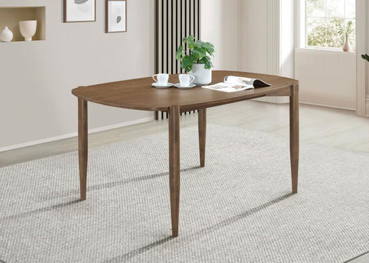 Dortch - Oval Solid Wood Dining Table - Walnut