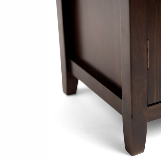 Burlington - Medium Storage Cabinet - Mahogany Brown