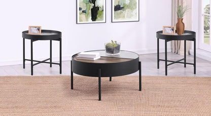 Ozella - Round Coffee Table Set