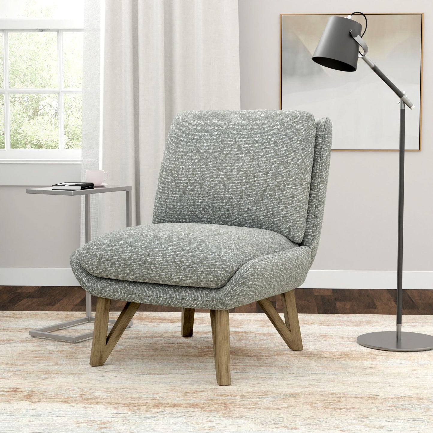 Armless Accent Chair