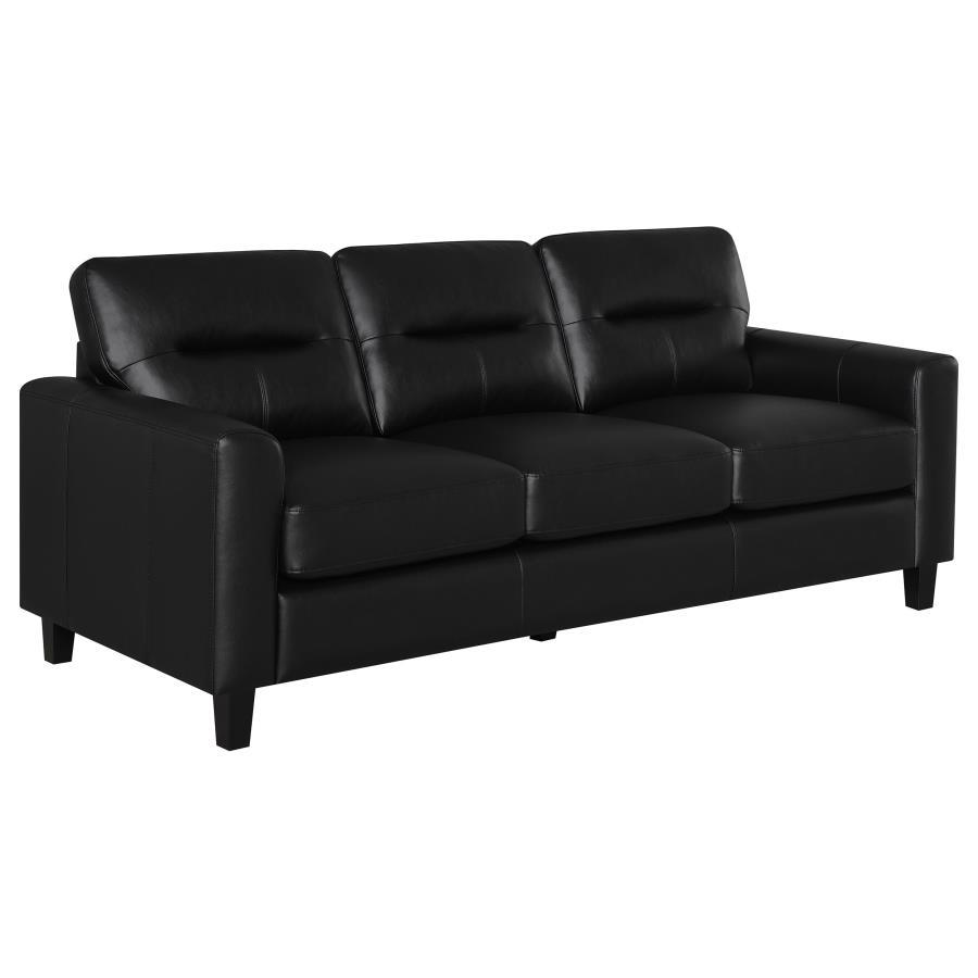 Scotland - Faux Leather Upholstered Sofa Set