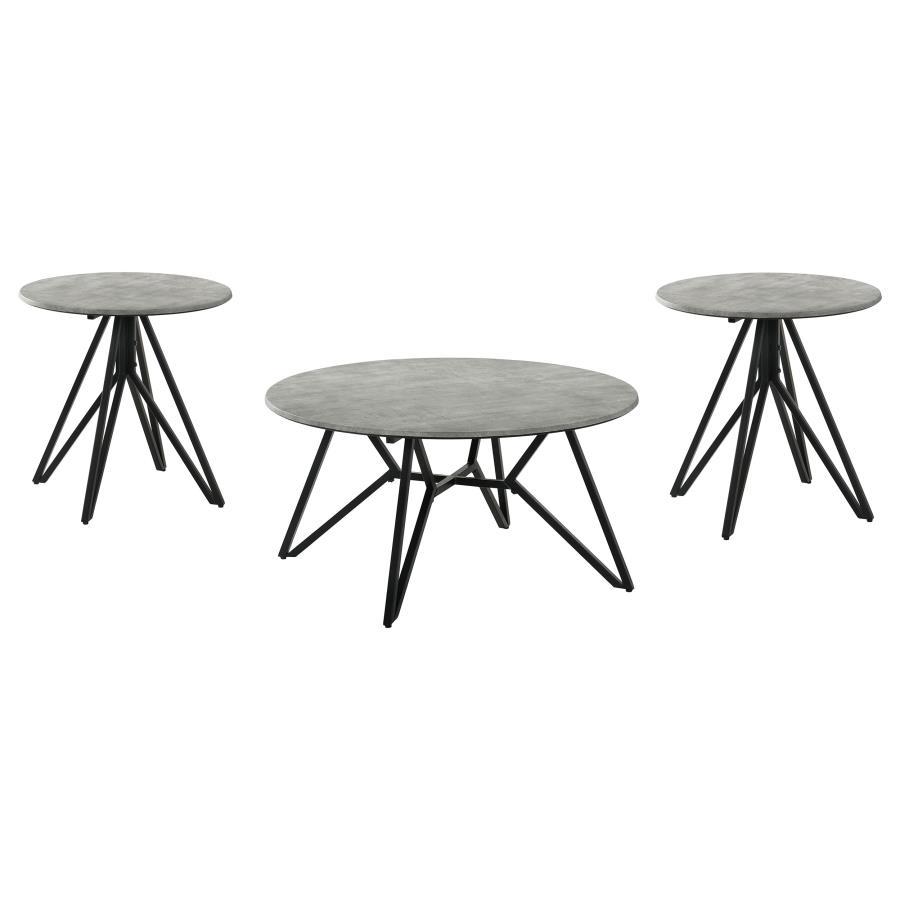Hadi - Round Smarttop Coffee Table Set