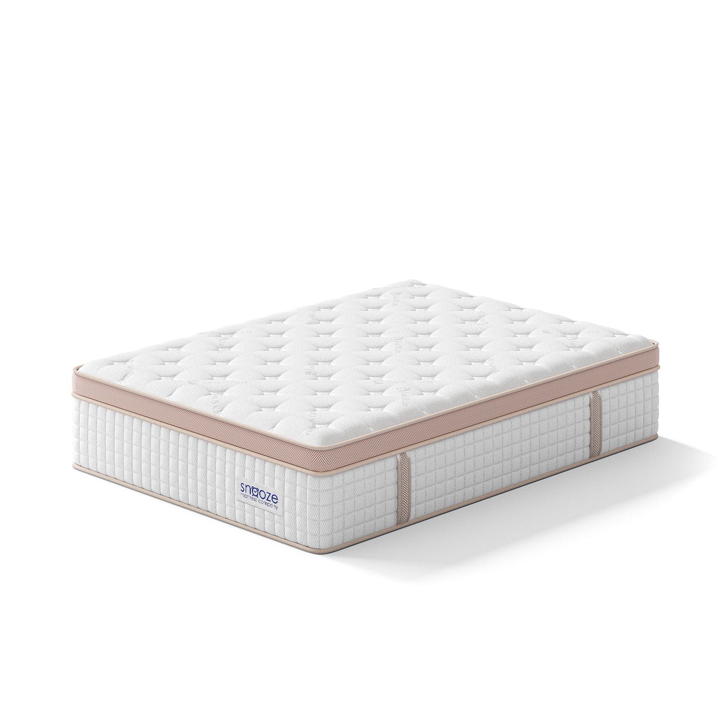 Snooze Mattress Company Harmony - 14" Euro Top Firm Hybrid Mattress With Independently Encased Coils & Gel Memory Foam