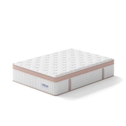 Snooze Mattress Company Harmony - 14" Euro Top Firm Hybrid Mattress With Independently Encased Coils & Gel Memory Foam