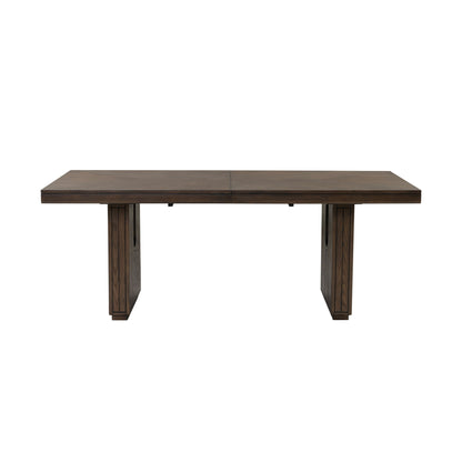 Athens - Rectangular Dining Table - Chocolate Brown