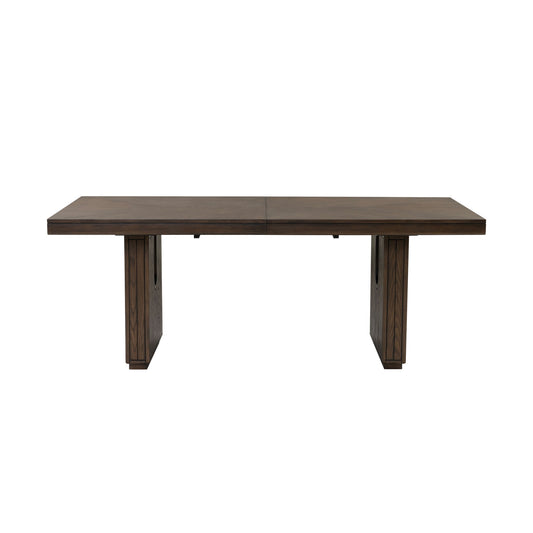 Athens - Rectangular Dining Table - Chocolate Brown