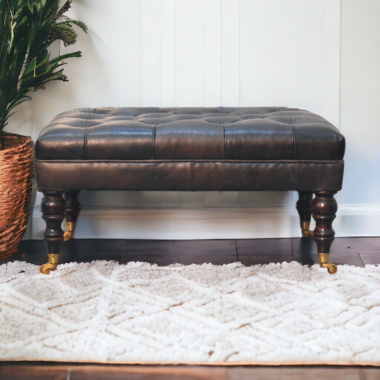 Buffalo - Ottoman With Castor Legs