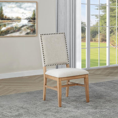 Middleton - Upholstered Dining Side Chair Beige (Set of 2) - Natural