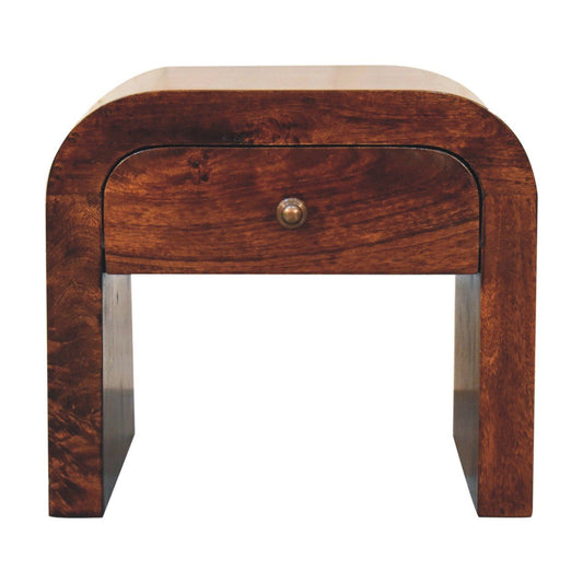 Disc Nightstand - Walnut