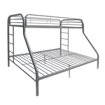 Tritan - Twin / Full Bunk Bed - Silver