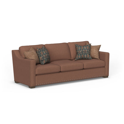 Milo - Fabric Sofa With Nailhead Trim