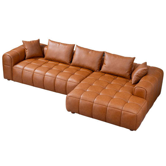 Clark - Sectional Right Sofa - Cognac