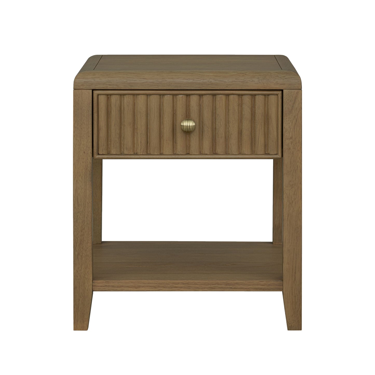 Reed - Chairside Table - Driftwood Oak