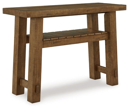 Mackifeld - Sofa Table - Warm Brown