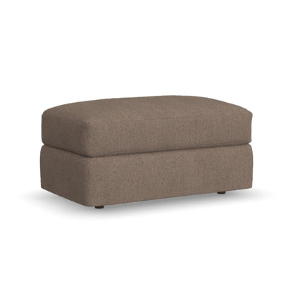 Chevy - Fabric Ottoman Pouf - Brown