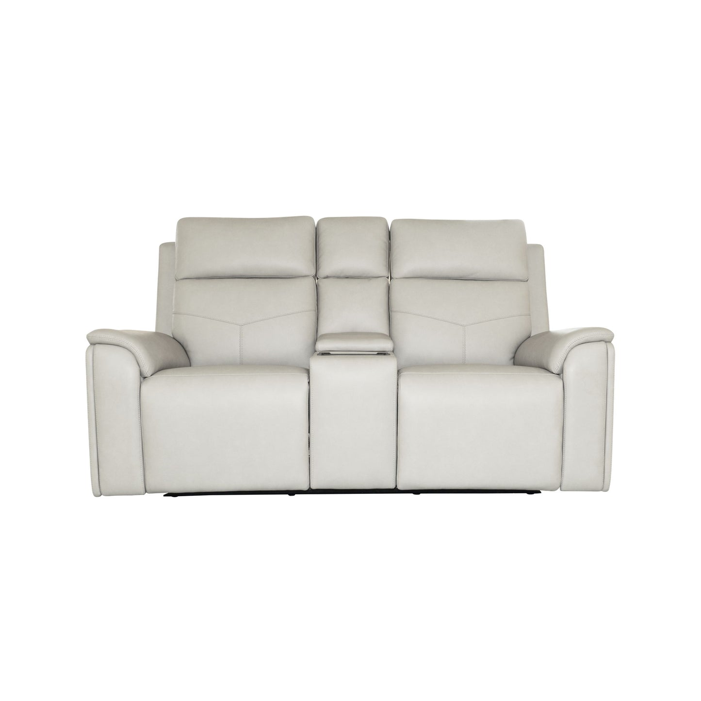Vernon - Power Reclining Loveseat With Console, Power Headrests, Lumbar, Heat & Massage