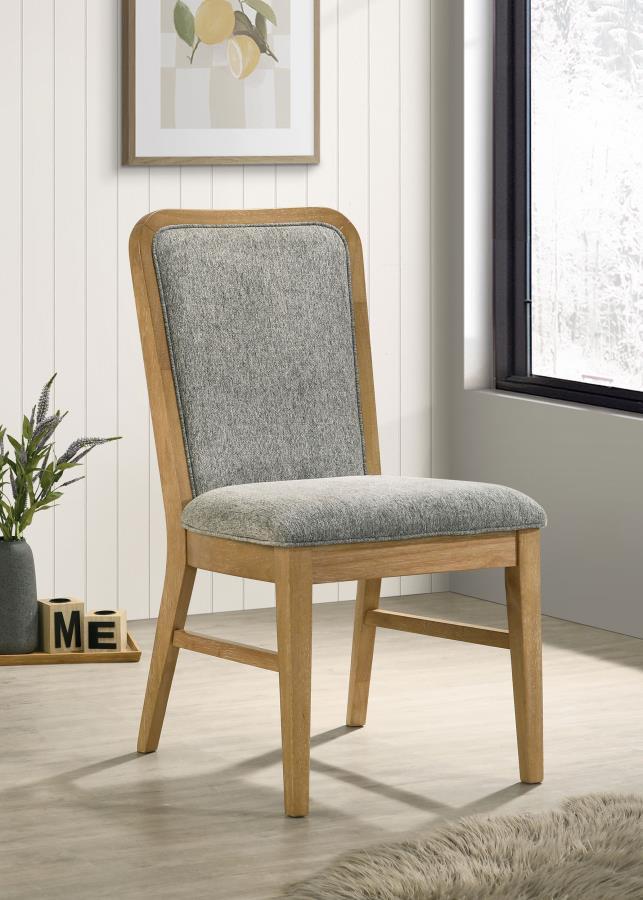 Croyden - Dining Side Chair (Set of 2) - Gray / Weathered Natural