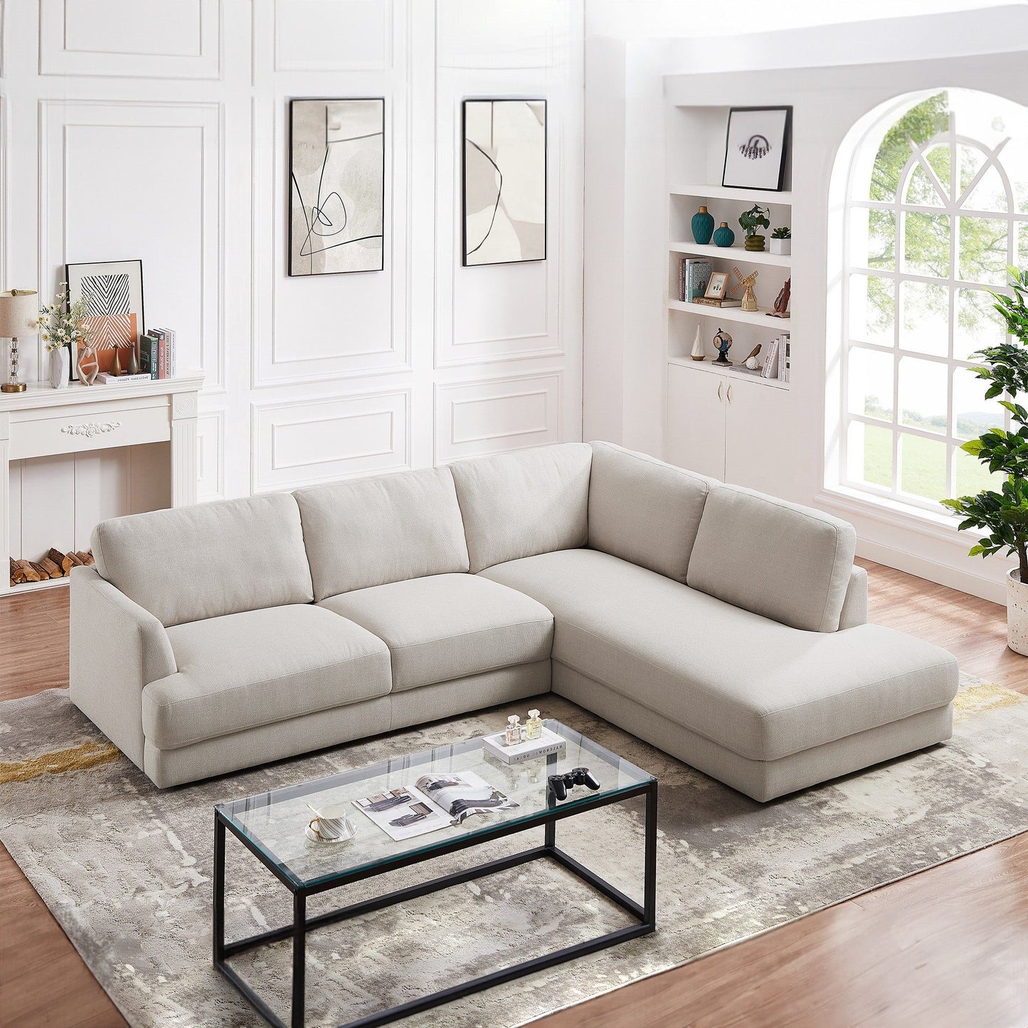 Glander - Comfortable Cozy Sectional Sofa
