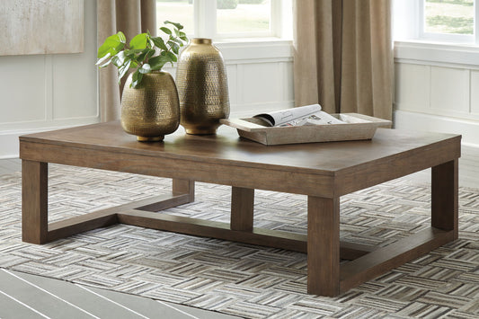 Cariton - Rectangular Cocktail Table - Gray