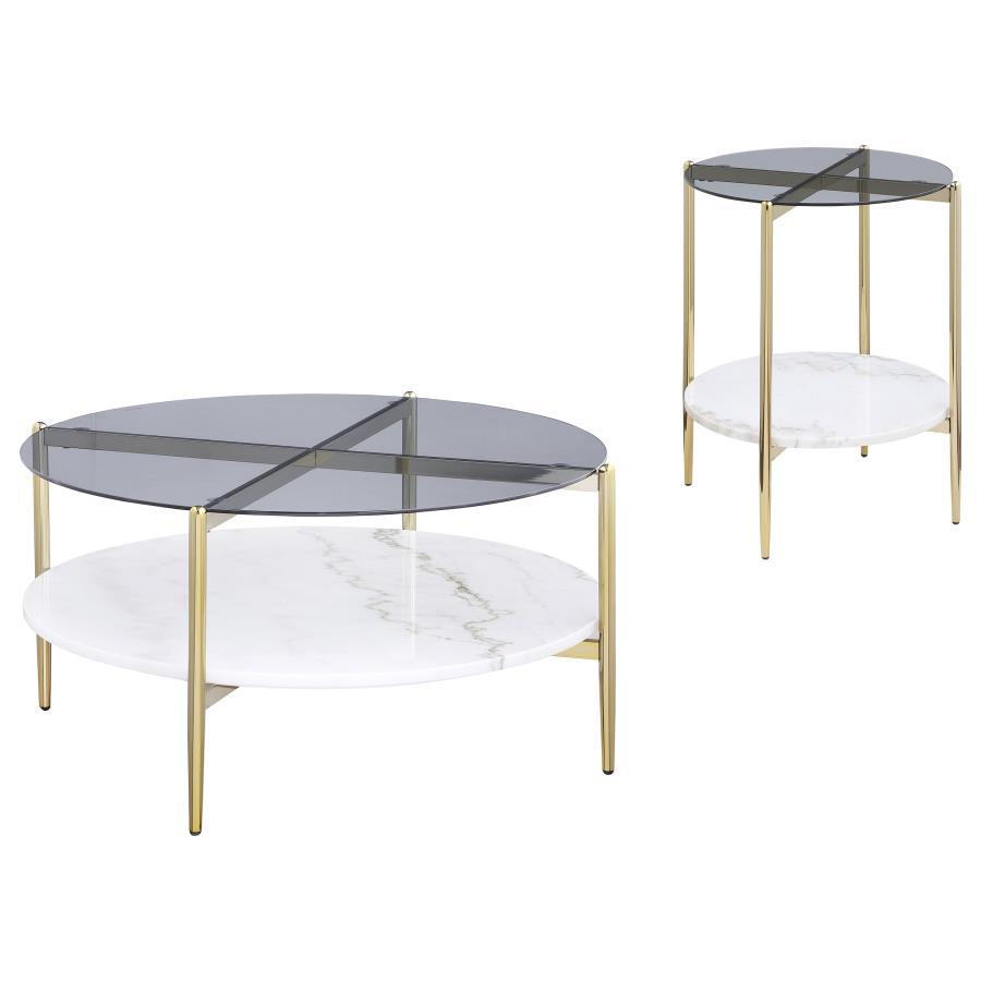 Jonelle - Round Coffee Table Set